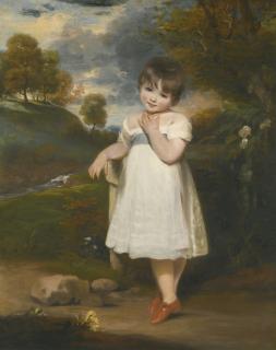 John Hoppner, R.A. - Portrait Of Emma Laura Whitbread, Later Lady Eversley (1798-1857), When A Child