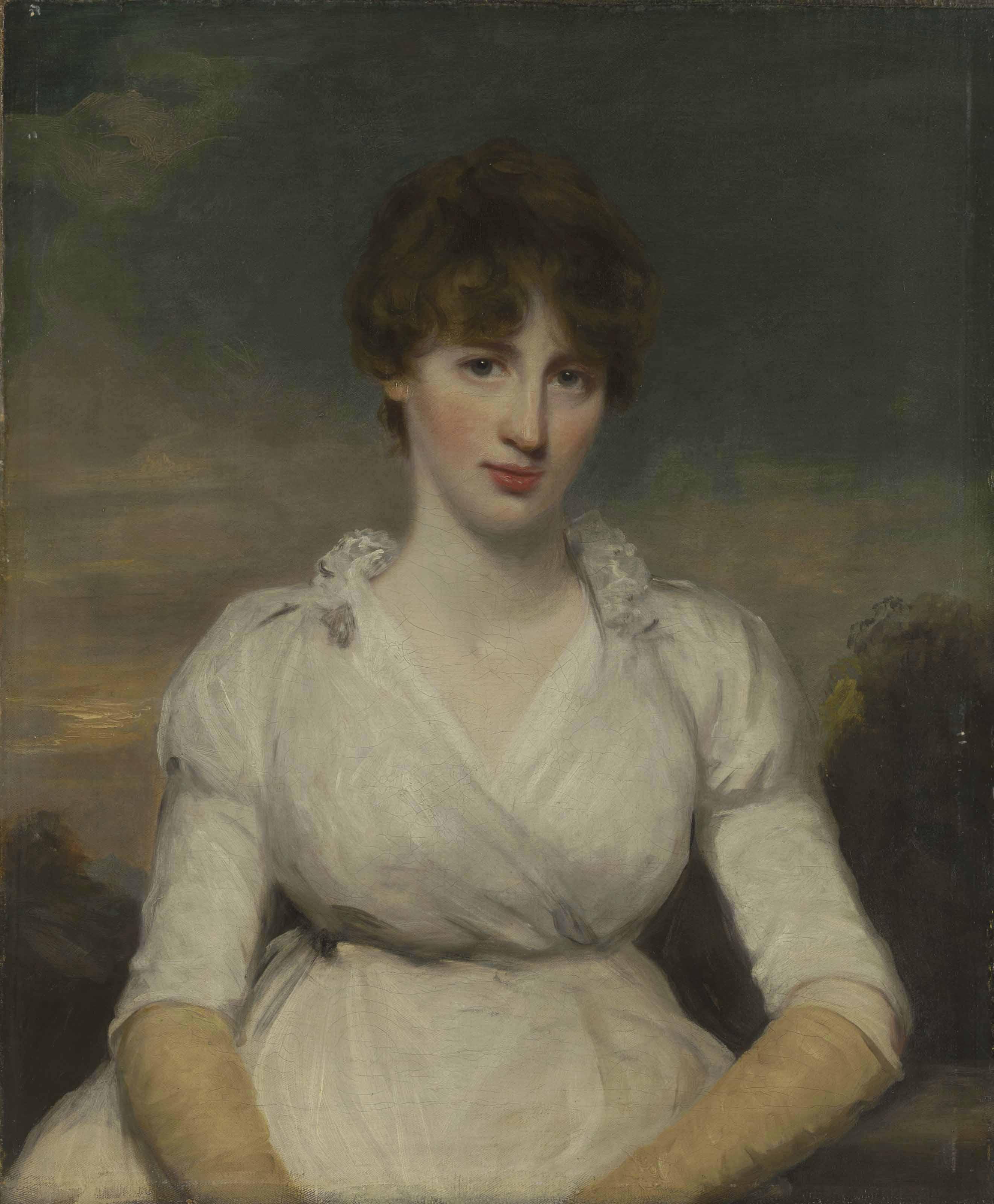 John Hoppner, R.A. - Portrait Of Mrs. Louisa Lushington, Née Faulkner Phillips (1780-1819), Half-Length