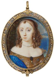 John Hoskins - Portrait Of A Lady, Traditionally Identified As Lady Anne Fanshawe (1625-1680)