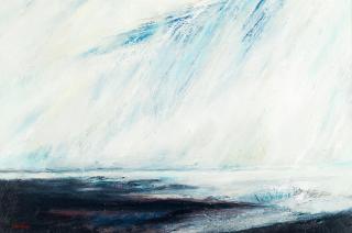 John Houston OBE RSA RSW RGI SSA - At the Coast, Morning