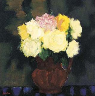 John Houston, R.S.A., R.S.W. - Roses