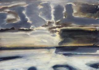 John Houston, R.S.A. - Landscape and sky