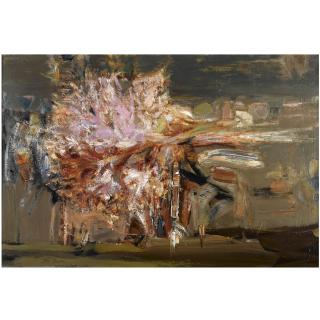 John Houston - Flowers On Grey