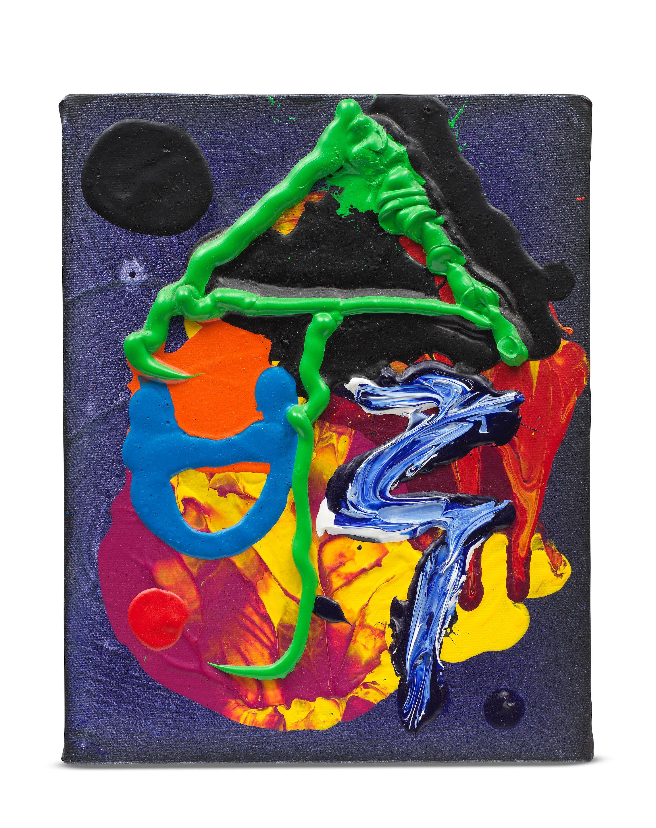 John Hoyland R.A. - Black Moon 16.8.98
