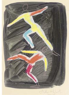 John Hoyland, R.A. - Design For The Ballet Zansa