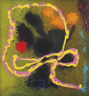 John Hoyland, R.A. - Snake Charmer