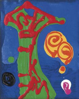 John Hoyland, R.A. - Tree and Sea II