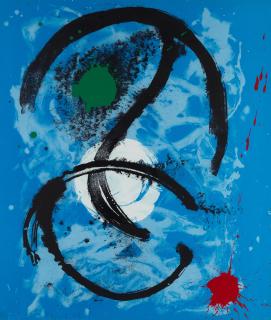 John Hoyland R.A. - Wandering Moon; Root