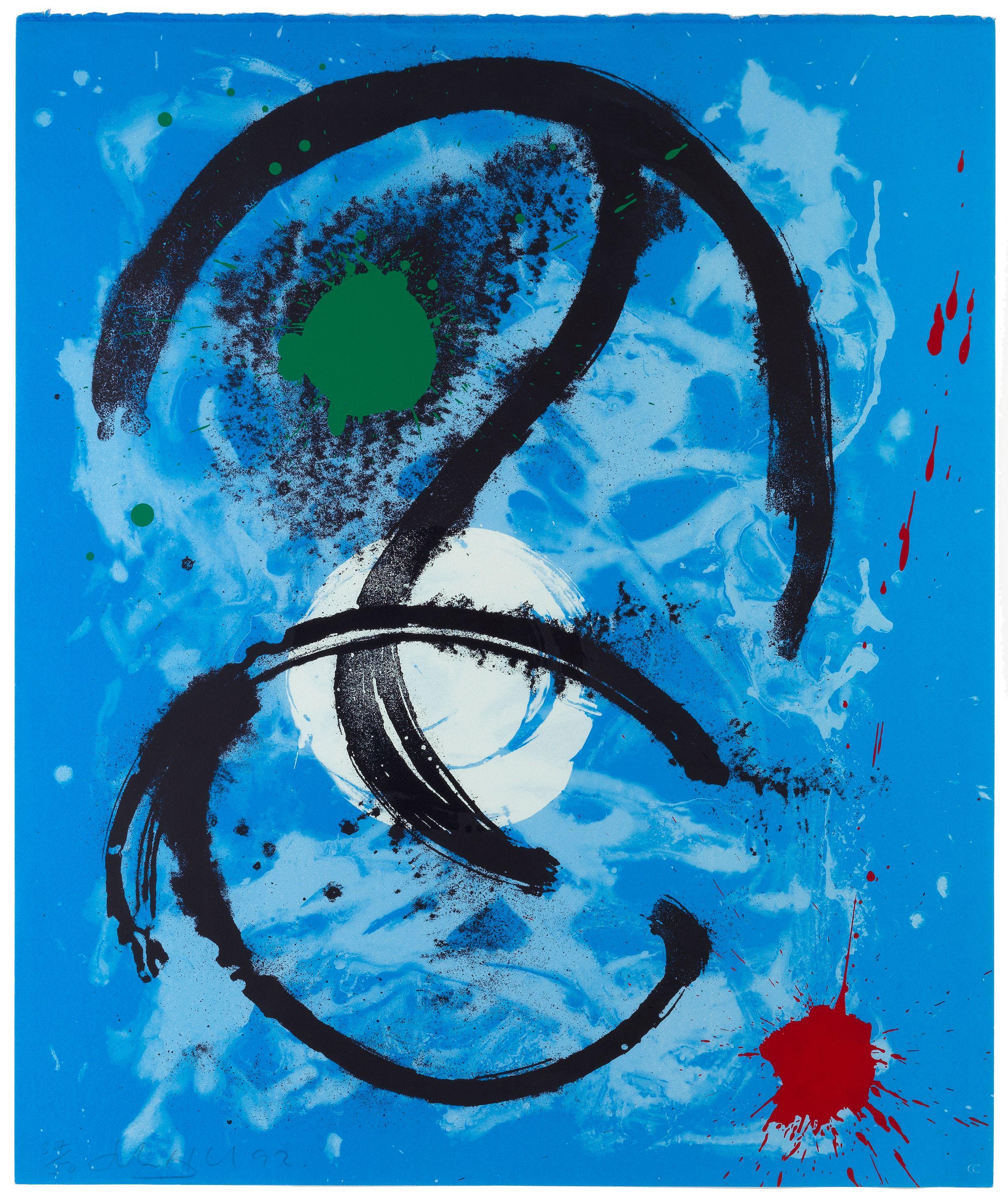 John Hoyland R.A. - Wandering Moon