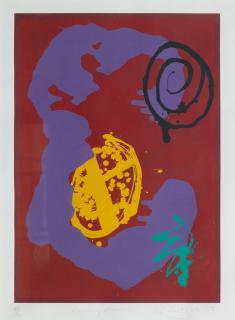 John Hoyland RA - Wandering Moon