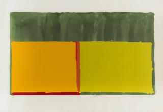 John Hoyland RA - Yellows