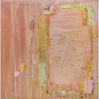 John Hoyland - Green And Two Pinks