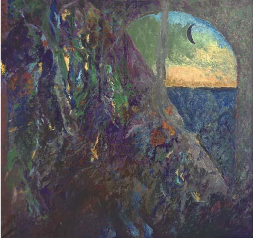 John Hubbard - Evening; Black Moon