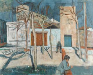 John Humphrey Spender - Spanish Street Scene