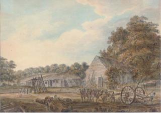 John Inigo Richards, R.A. - The Timber Yard