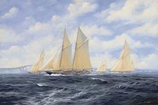 John J. Holmes - Britannia, Kirin And Westward Racing Around The Isle of Wight