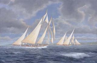 John J. Holmes - The final season for two legends:  Britannia and Westward racing in the Solent, 1935