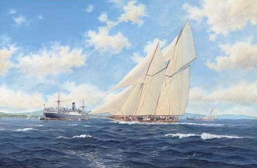 John J. Holmes - Westward Passing Inanda In Scottish Waters