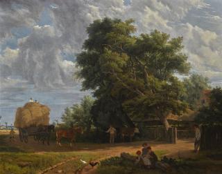 John James Chalon, R.A. - The Haywain