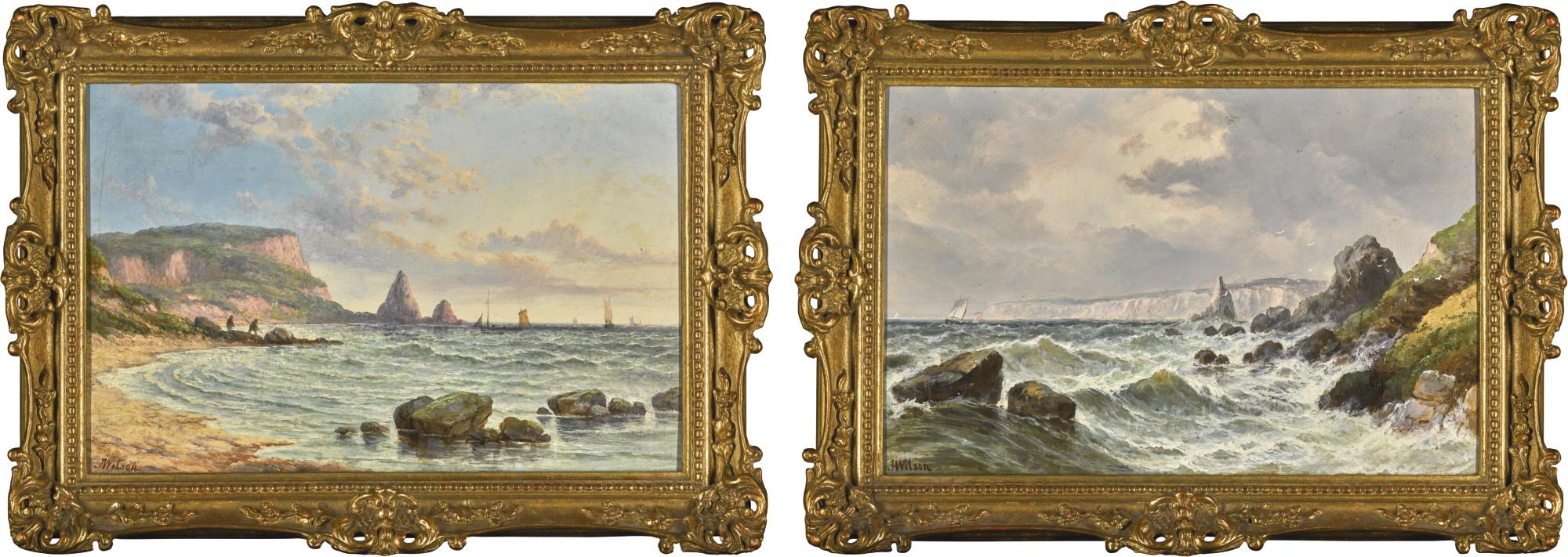 John James Wilson - Bedruthan Steps, North Cornwall