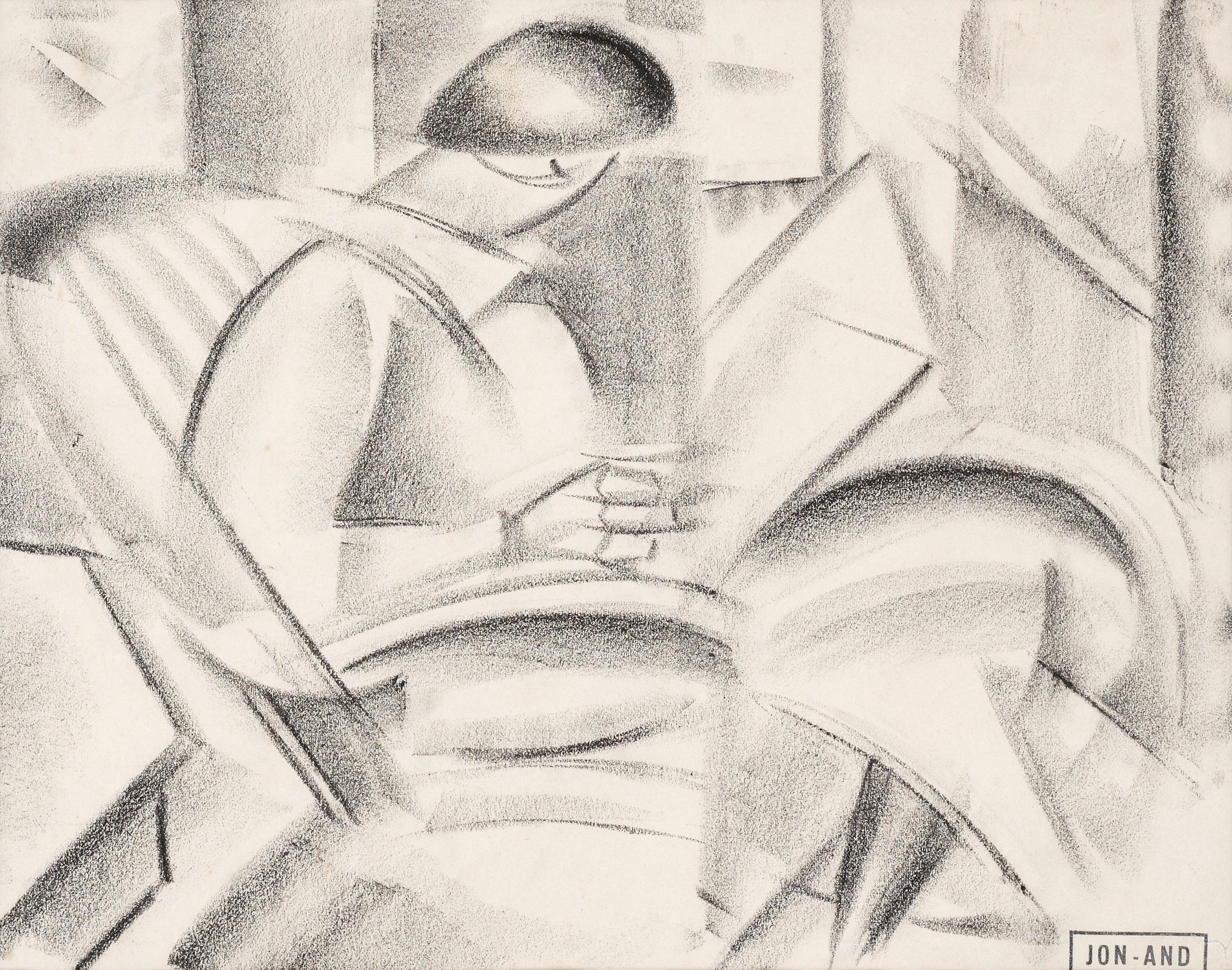 John Jon-And - Reading figure