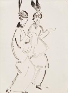 John Jon-And - Two ladies in hats