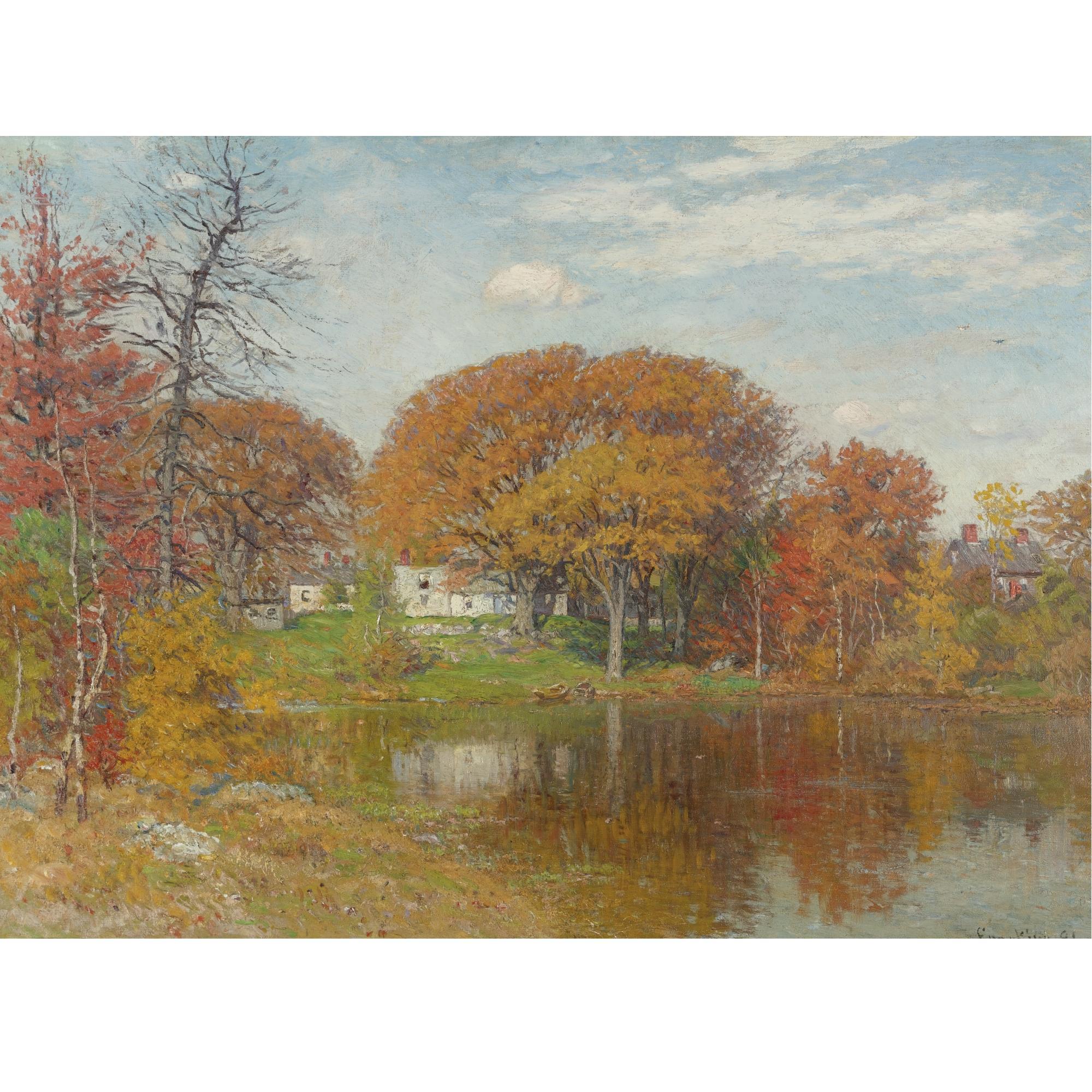 John Joseph Enneking - Autumn Morning, Neponset