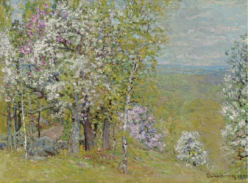 John Joseph Enneking - Spring Landscape
