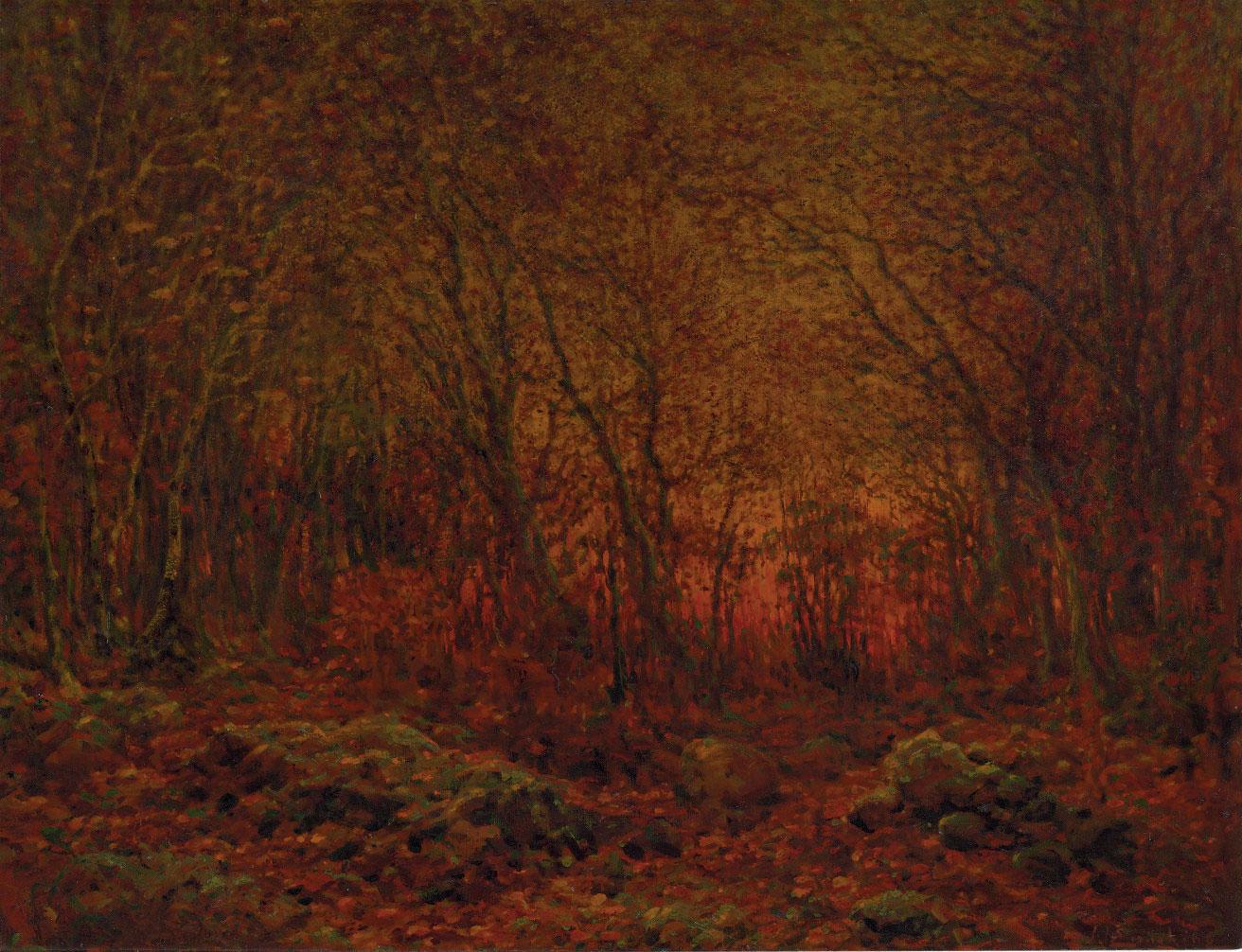 John Joseph Enneking - Woodland Sunset