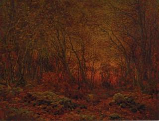 John Joseph Enneking - Woodland Sunset