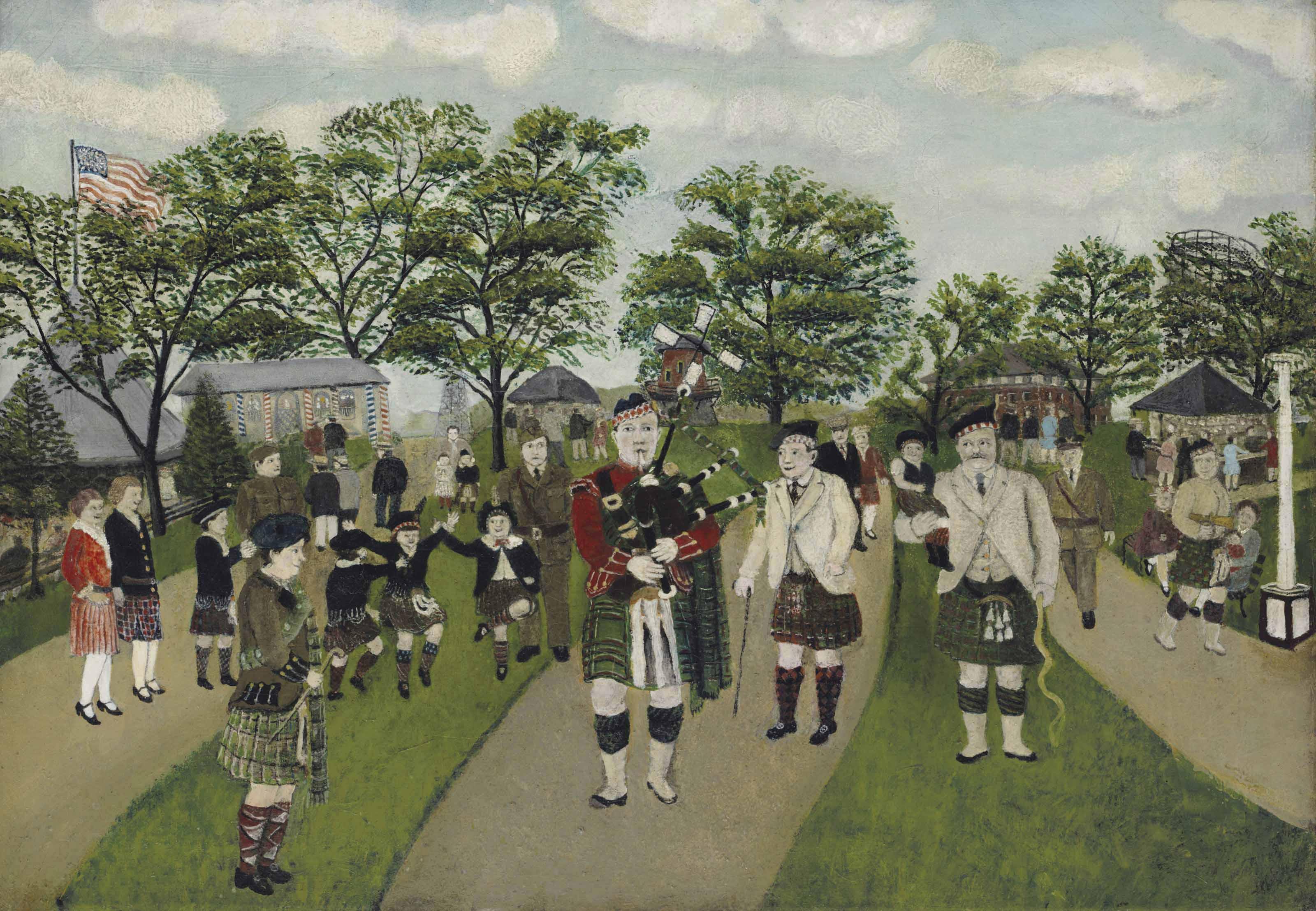 John Kane - Scots\' Day at Kennywood