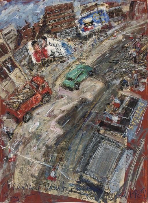 John Keane - Clearing Bomb Damage, May Street