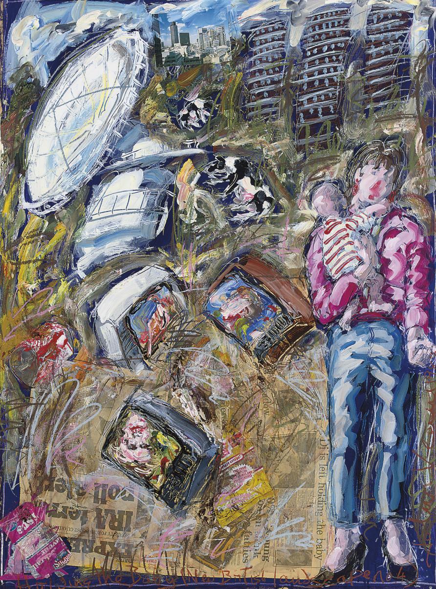 John Keane - Holding the Baby (New British Landscape No. 4)