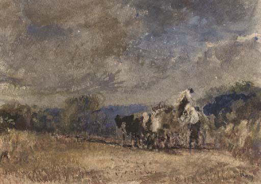 John Keeley, R.B.S.A. - Collecting the hay (illustrated); and Bridge over the Cole