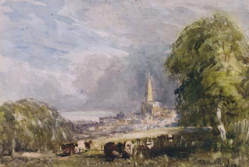 John Keeley, R.B.S.A. - Yardley Church from Stoney Lane (illustrated); and Clock Mill, near Beddgelert, North Wales