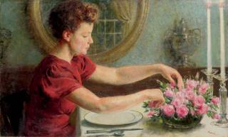 John Koch - Arranging Flowers