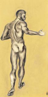 John La Farge - Male Nude
