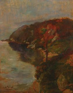 John La Farge - Study Of Fog Effect, Brenton\'S Cove