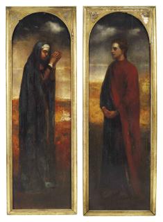 John La Farge - The Virgin and St. John the Evangelist at the Foot of the Cross