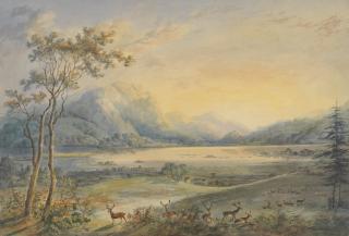 John Laporte - Killarney Lakes from Lord Kenmare’s Deer Park