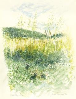 John Lawrence - Rabbits In A Cornfield