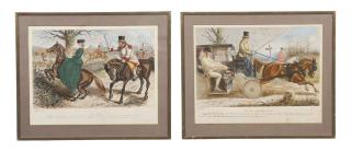 John Leech - A Friendly Mount; Gone Away; Where There\'S A Will There\'S Away; And A Capital Finish