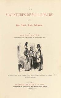 John Leech - Illustrations to The adventures of Mr Ledbury (one illustrated)