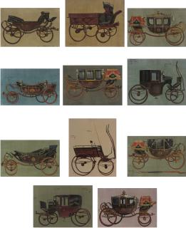 John Leigh-Pemberton - Study of a glass coach