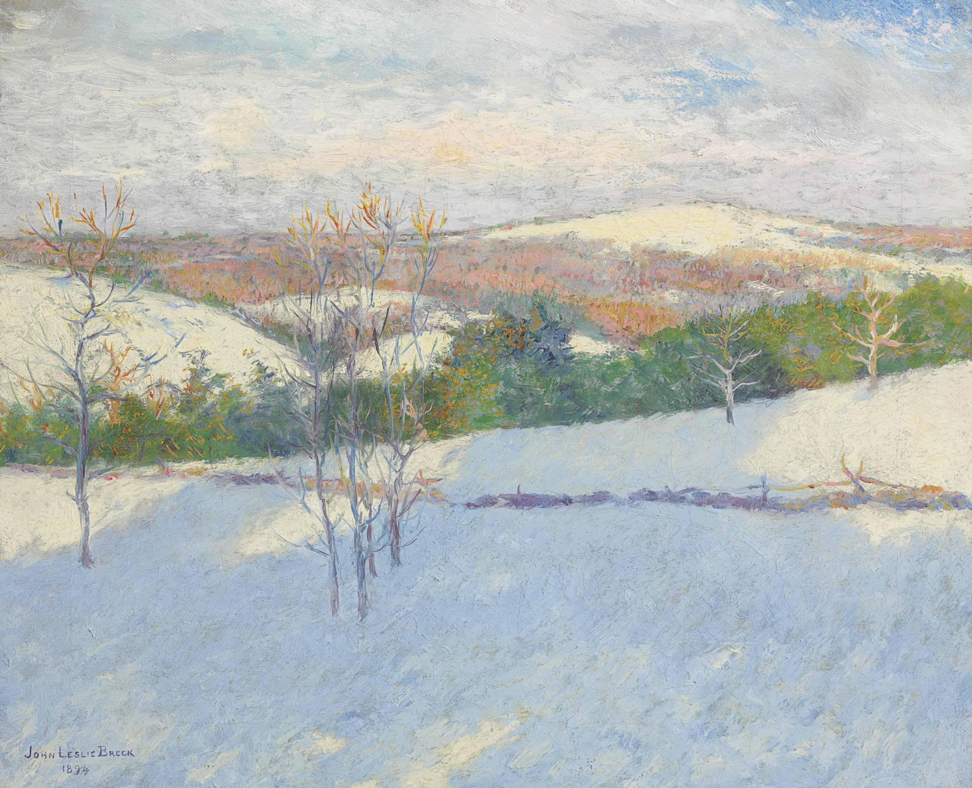 John Leslie Breck - Early Snow