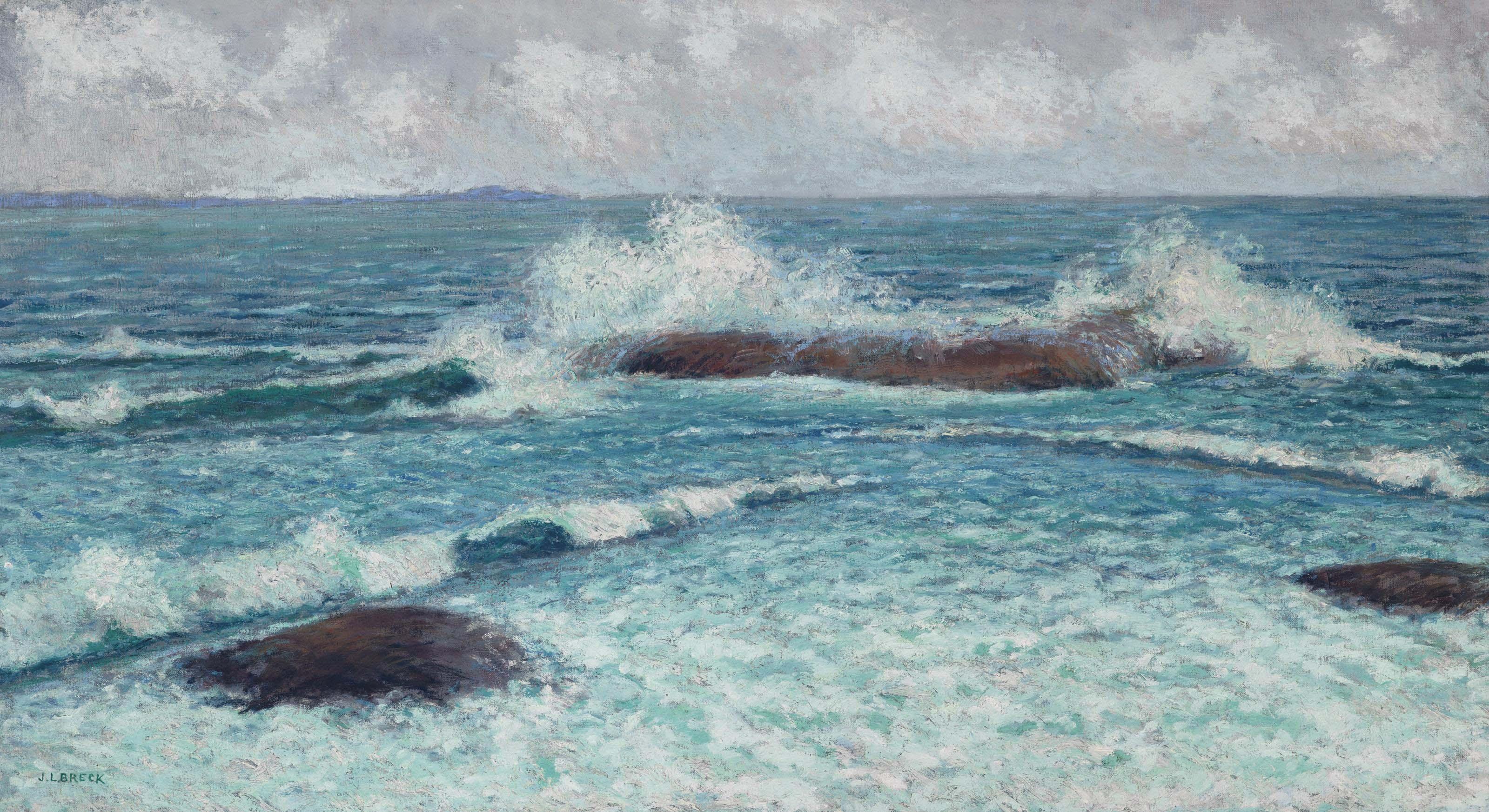 John Leslie Breck - Surf at Gloucester