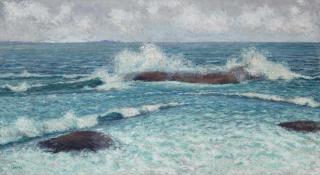 John Leslie Breck - Surf at Gloucester