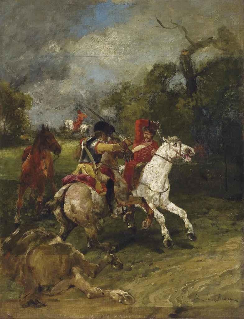 John Lewis Brown - Choc de cavalerie