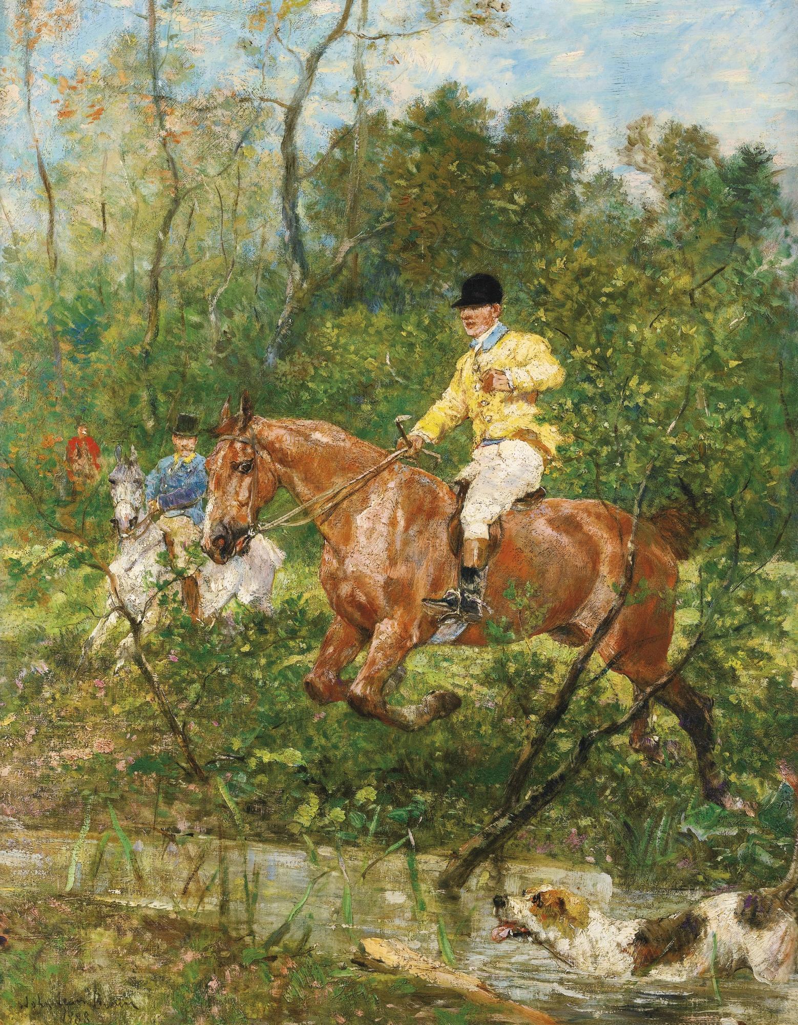 John Lewis Brown - Le Saut Du Ruisseau 