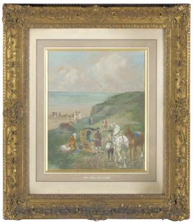 John Lewis Brown - Repos au bord de la mer